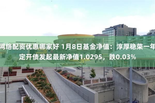 网络配资优惠哪家好 1月8日基金净值：淳厚稳荣一年定开债发起最新净值1.0295，跌0.03%